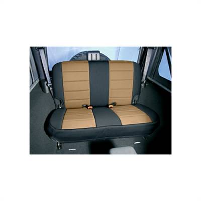 Rugged Ridge - Neoprene Seat Cover, Rugged Ridge, Rear, Tan, 97-02 TJ Wrangler   -13261.04