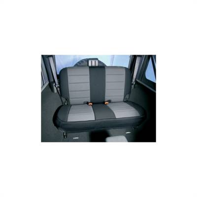 Rugged Ridge - Neoprene Seat Cover, Rugged Ridge, Rear, Gray, 97-02 TJ Wrangler   -13261.09