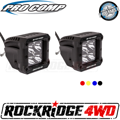 PRO COMP - Pro Comp 2x2 Square S4 GEN3 LED Spot Lights - 76414P