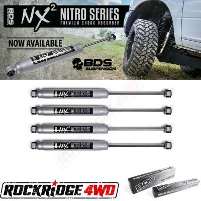 BDS Suspension - BDS NX2 Series Shocks for 80-96 FORD BRONCO 4WD w/ 4" of Lift *Set of 4*