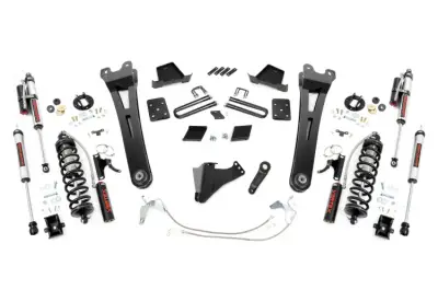 Rough Country - ROUGH COUNTRY 6 INCH COILOVER CONVERSION LIFT KIT RADIUS ARM | FORD SUPER DUTY (2011-2014)