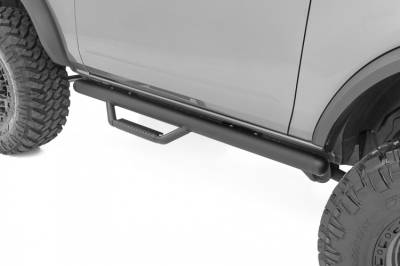 Rough Country - ROUGH COUNTRY NERF STEPS FULL LENGTH | 2-DOOR | FORD BRONCO 4WD (2021-2023)