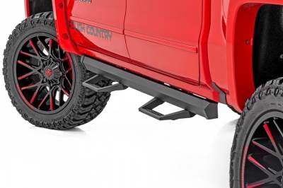 Rough Country - ROUGH COUNTRY SRL2 Adj Aluminum Step Crew Cab | Chevy/GMC 1500/2500HD/3500HD (07-18 & Classic)