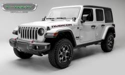 T-Rex Grilles - T REX Jeep Wrangler JL - STEALTH Torch Series w/ (7) 2" Round LED Lights - 1 Piece Frame & Formed Wire Mesh - 6314931-BR - Image 3