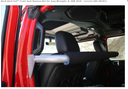 Rock Hard 4x4 - ROCK HARD 4X4™ FRONT SEAT HARNESS BAR FOR JEEP WRANGLER JL 4DR 2018 - Image 3