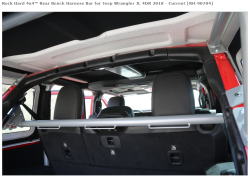 Rock Hard 4x4 - ROCK HARD 4X4™ REAR BENCH HARNESS BAR FOR JEEP WRANGLER JL 4DR 2018 - Image 3