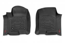 Rough Country - ROUGH COUNTRY SURE-FIT FLOOR MATS FR & RR | FR BUCKET | CREW | CHEVY/GMC 1500/2500HD/3500HD (19-24) - Image 2