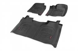 Rough Country - ROUGH COUNTRY SURE-FIT FLOOR MATS FR & RR | FR BUCKET | CREW | CHEVY/GMC 1500/2500HD/3500HD (19-24) - Image 3